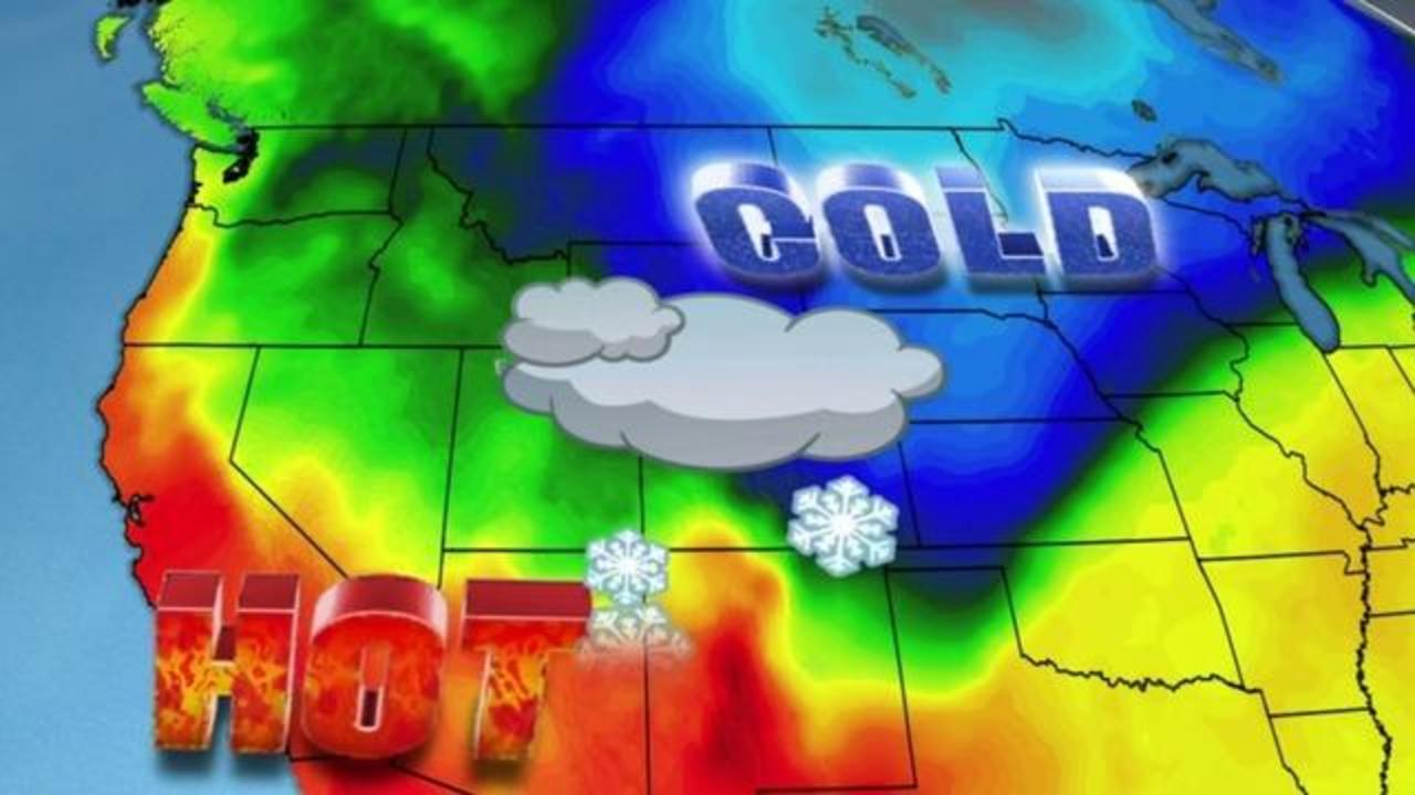CBS News – A heat wave and snowstorm will hit the western part of the country next week